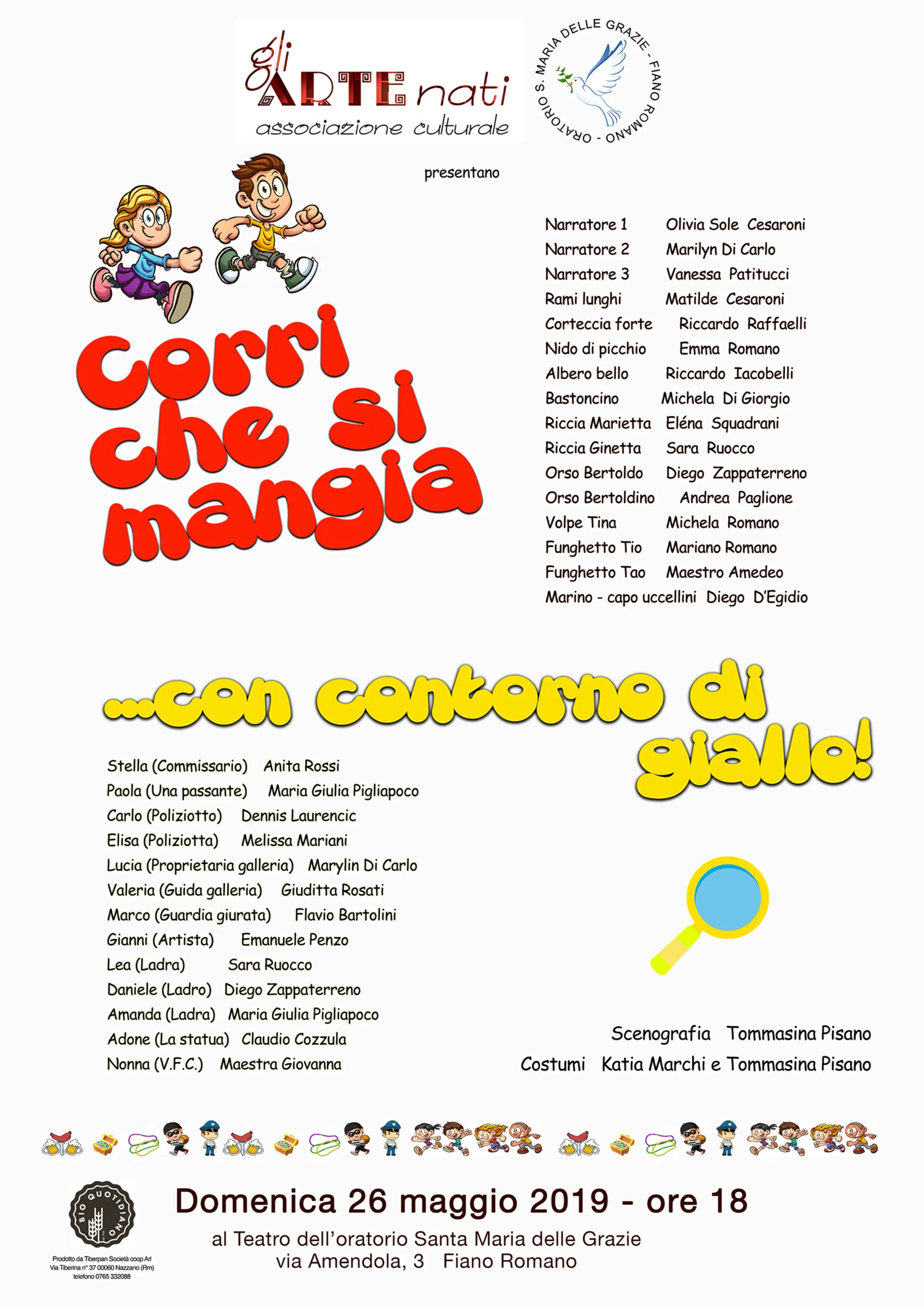 Corri che si mangia con contorno di giallo