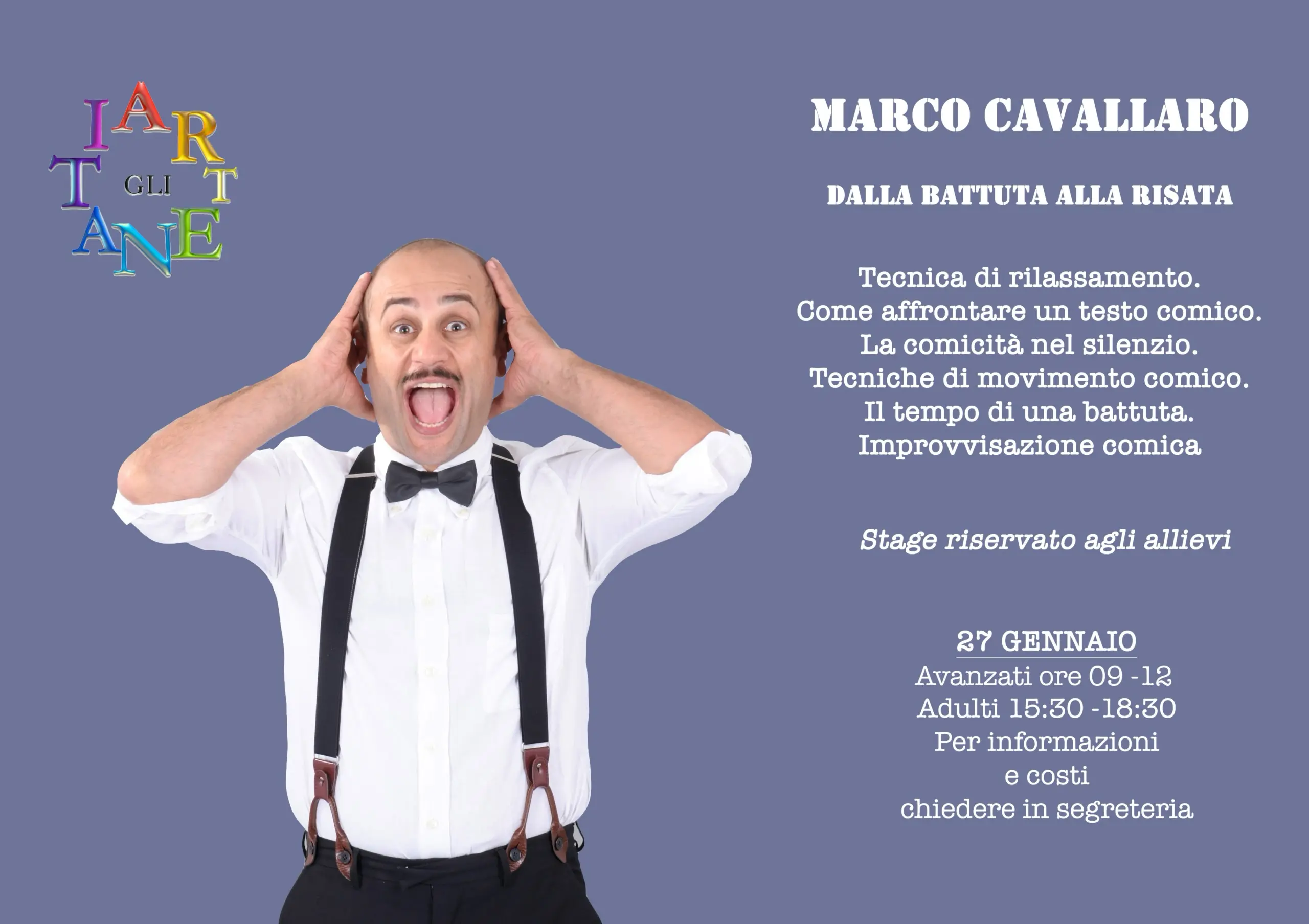 Il nostro primo stage con Marco Cavallaro